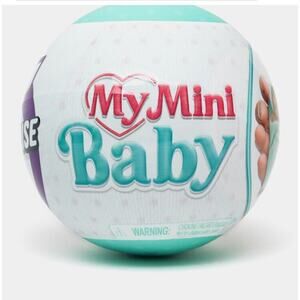 New Unopened Zuru 5 Surprise My Mini Baby Series, Miniature Silicone Doll 3 in.